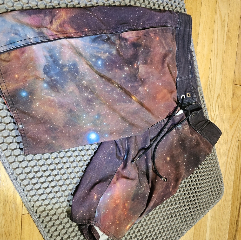 American Eagle Space themed Large sized bathing suit